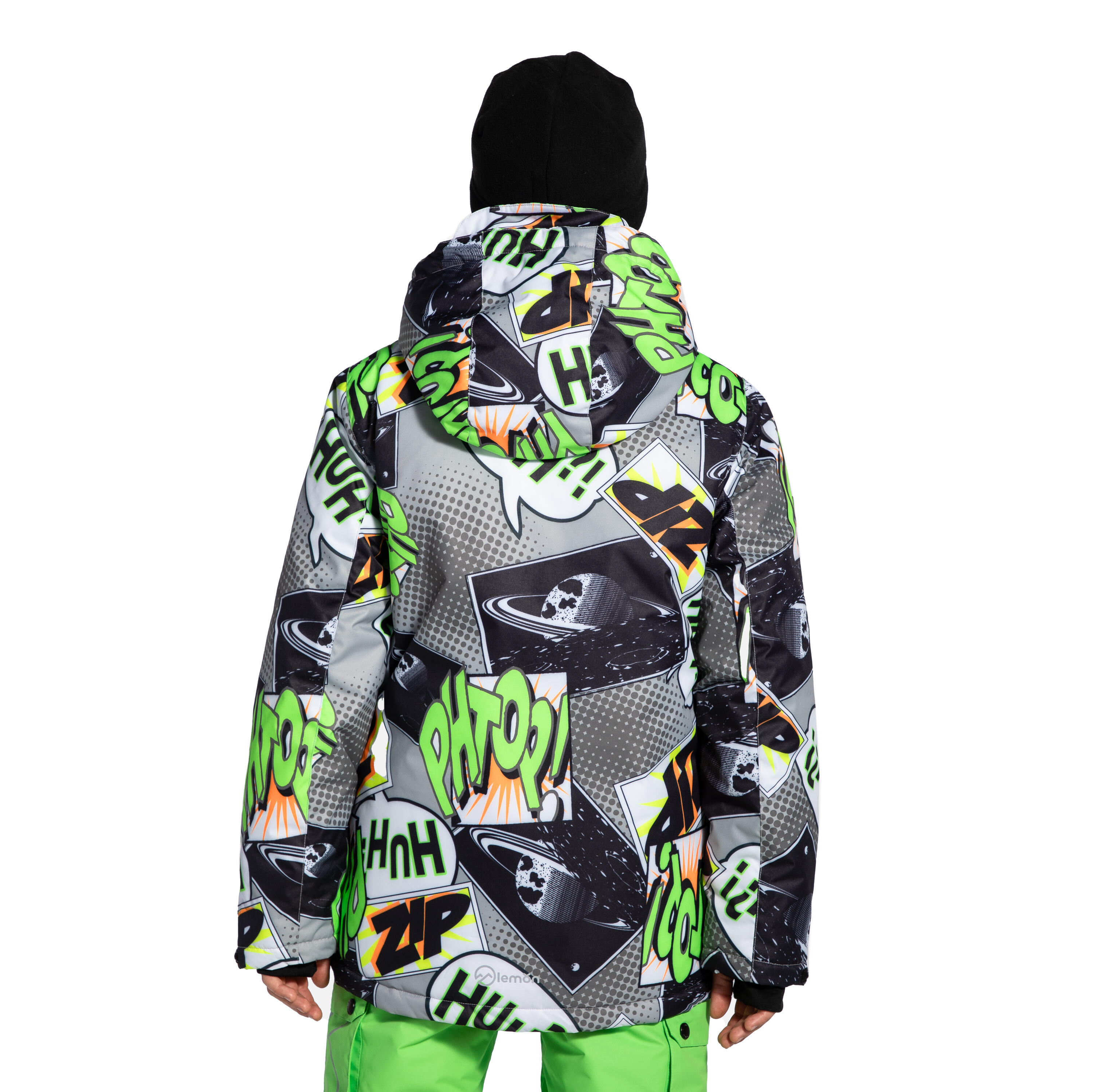 Dětská lyžařská bunda s kapucí snowboard ZL4 2/7
