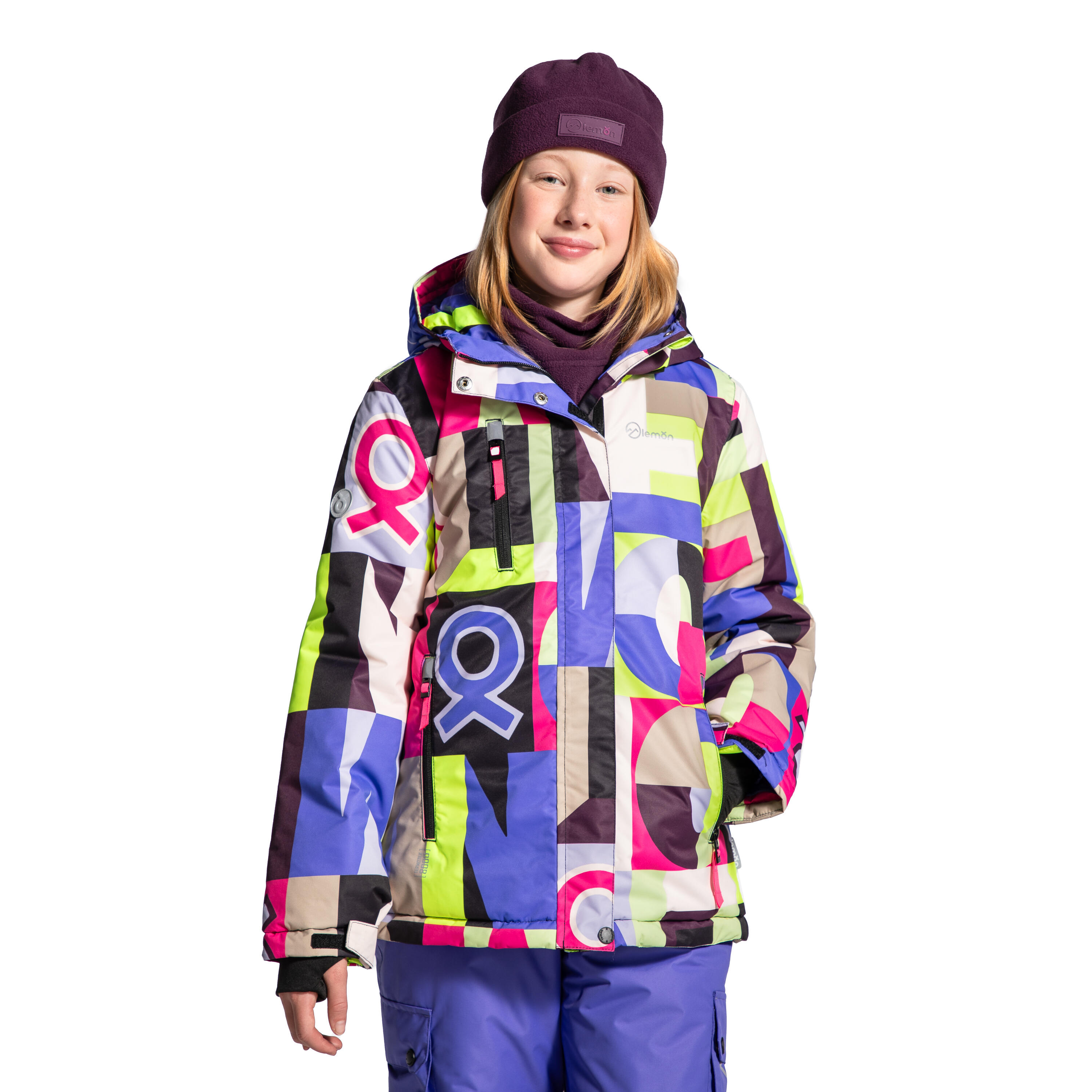 LEMON EXPLORE Dívčí lyžařská bunda snowboard ZL4