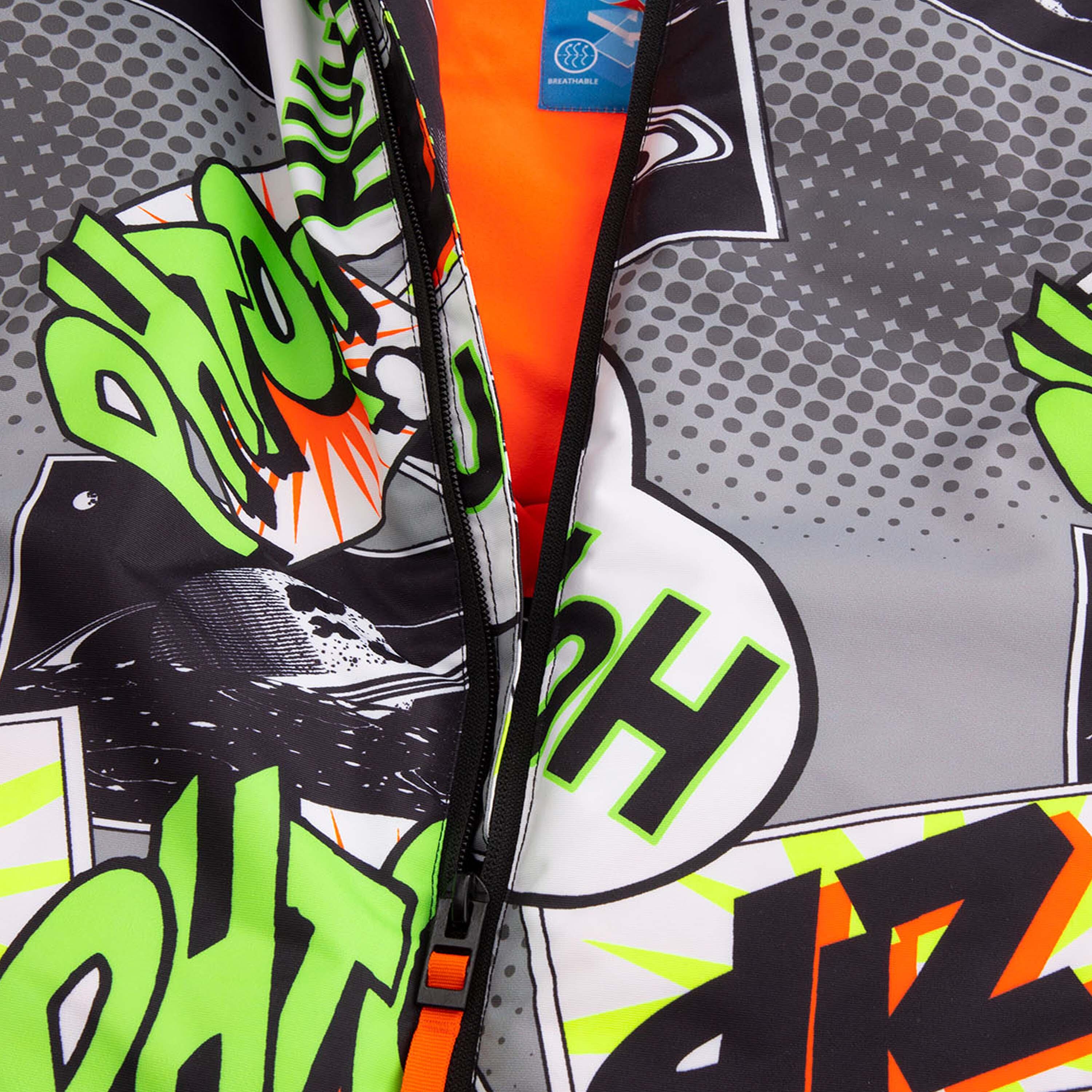 Dětská lyžařská bunda s kapucí snowboard ZL4 6/7