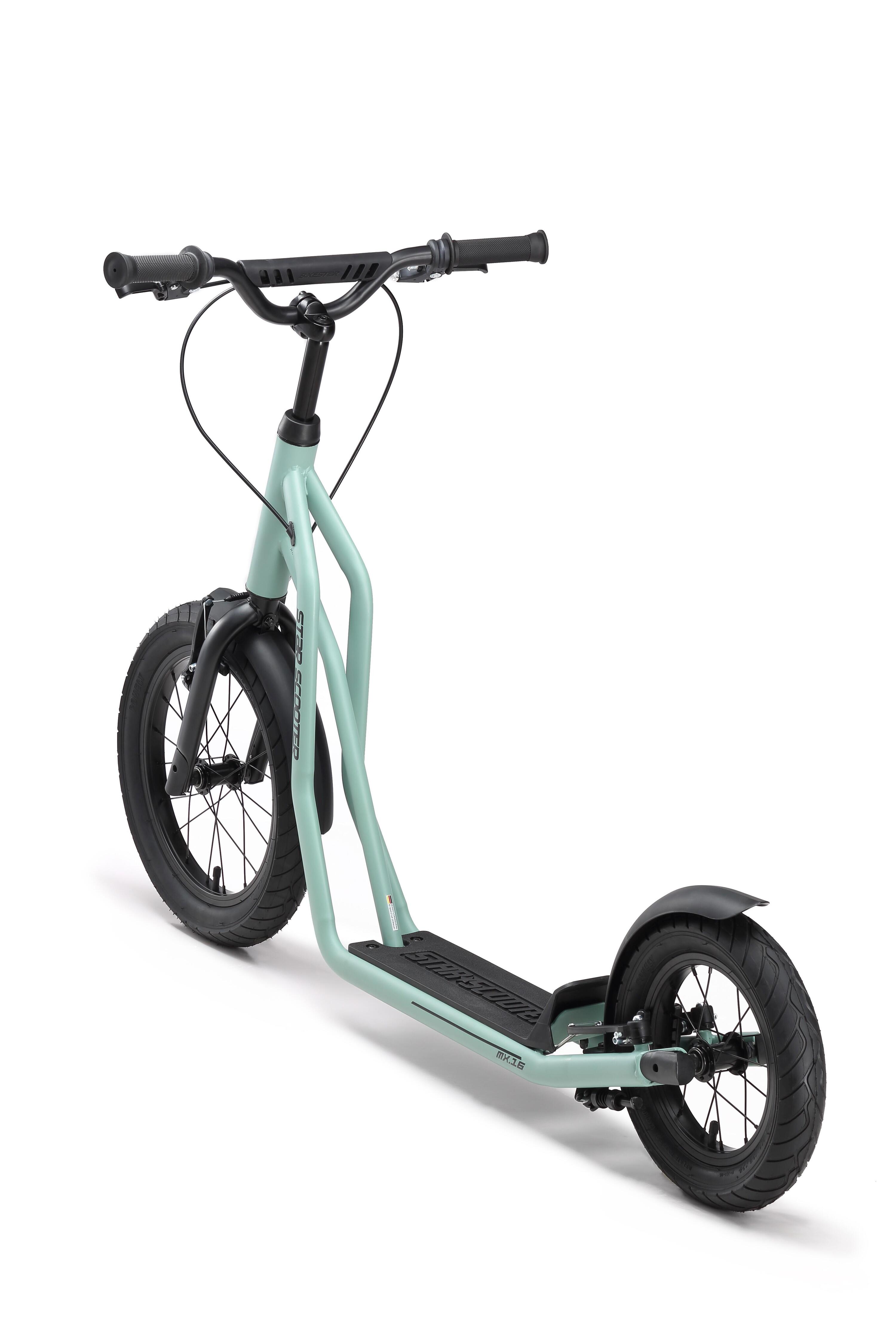 Monopattino con grandi ruote 16", per bambini 8 anni, pneumatici ad aria, Mixed 3/7