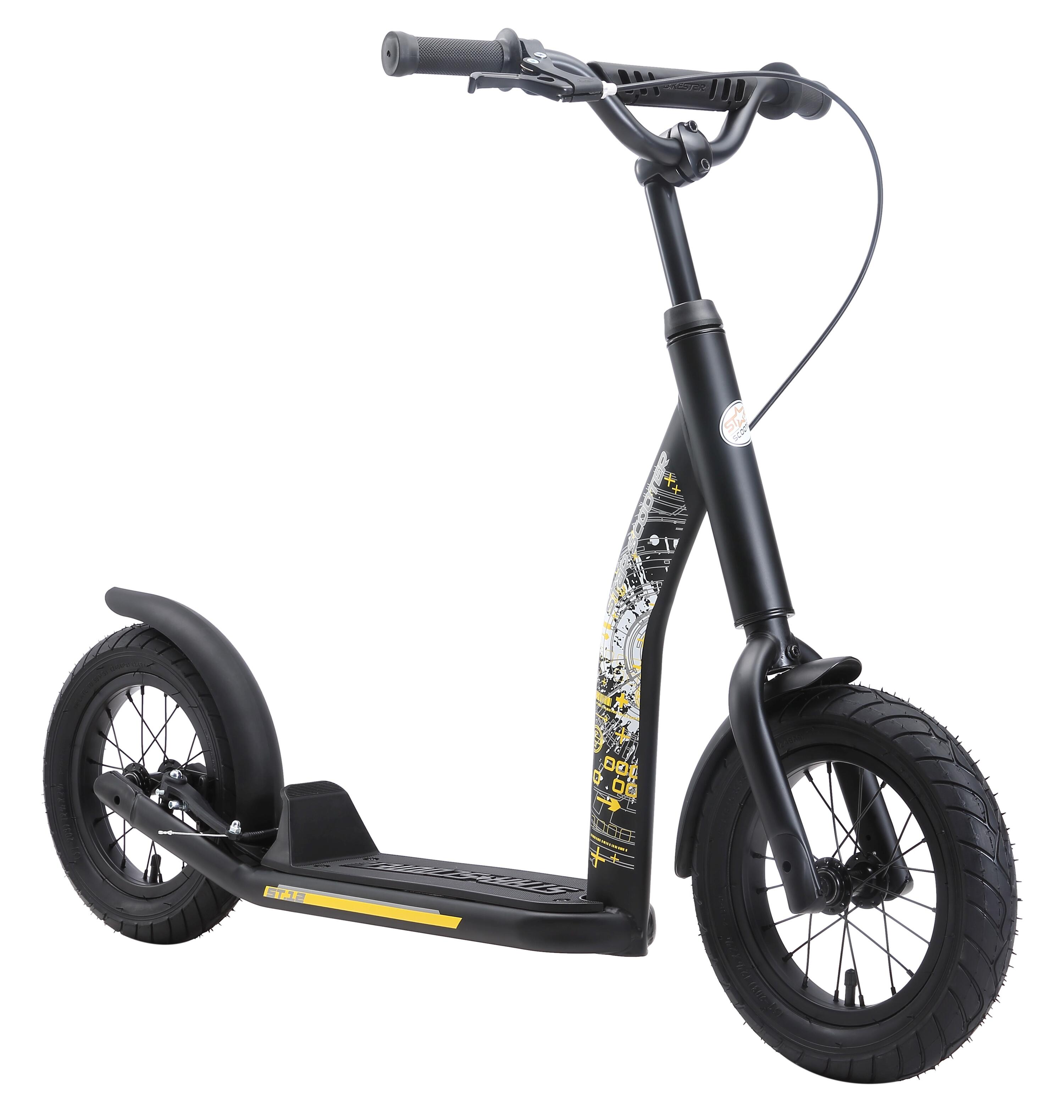 Monopattino con grandi ruote 12", per bambini 8 anni, pneumatici ad aria, NewGen 2/5