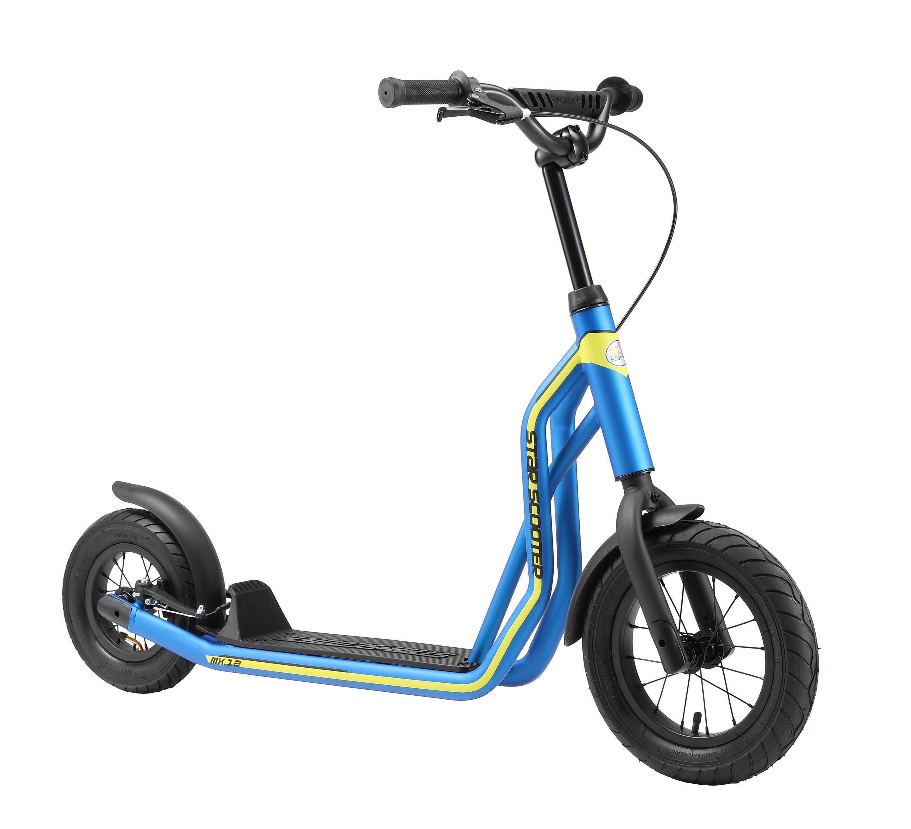 Monopattino con granruote 12", per bambini 8 anni, pneumatici ad aria, Mixed 2/5