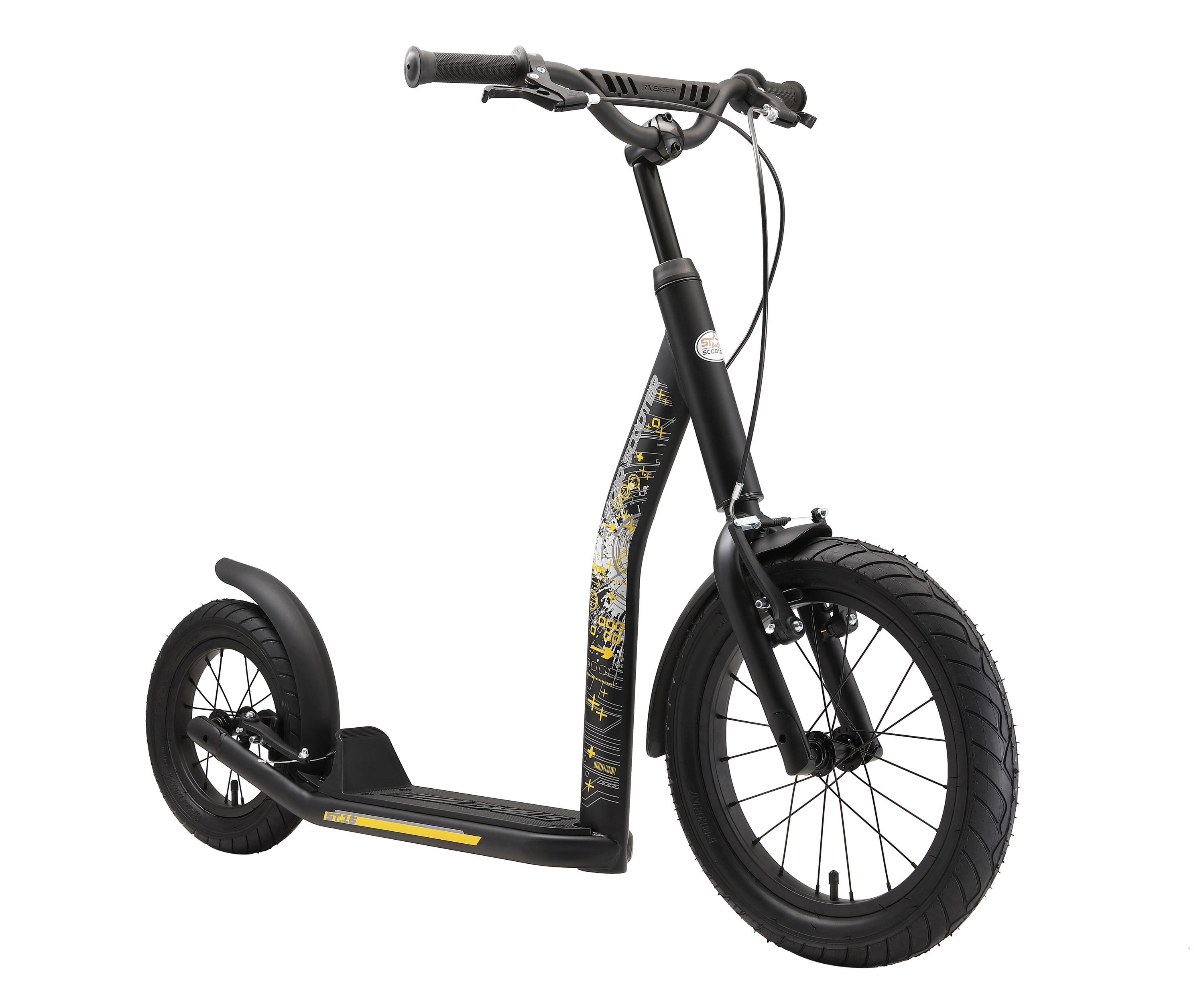 Monopattino con grandi ruote 16", per bambini 8 anni, pneumatici ad aria, NewGen 2/5