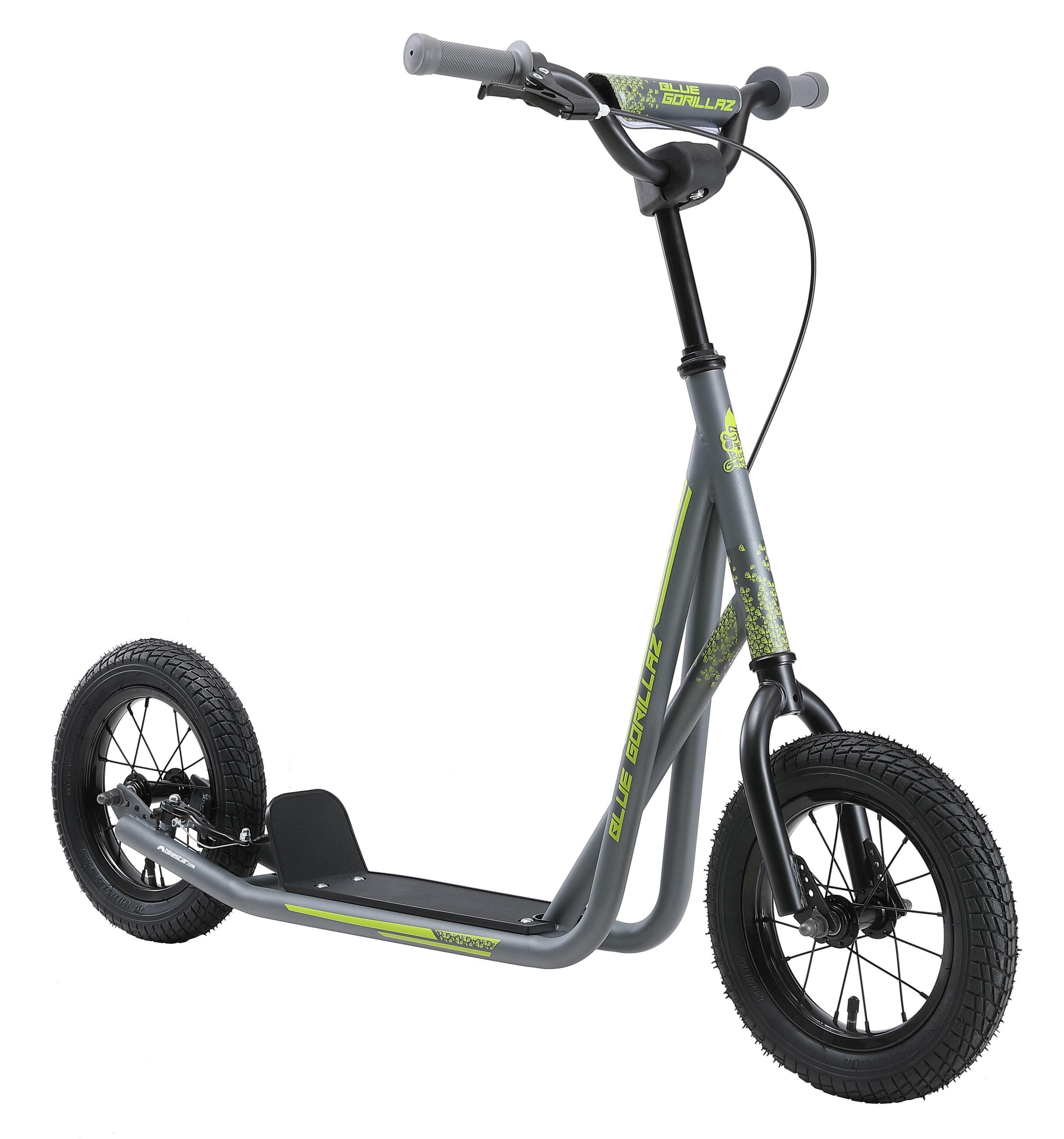 Trottinette grandes roues 12", pour enfants de 8 ans, pneus gonflables, Sport 2/5