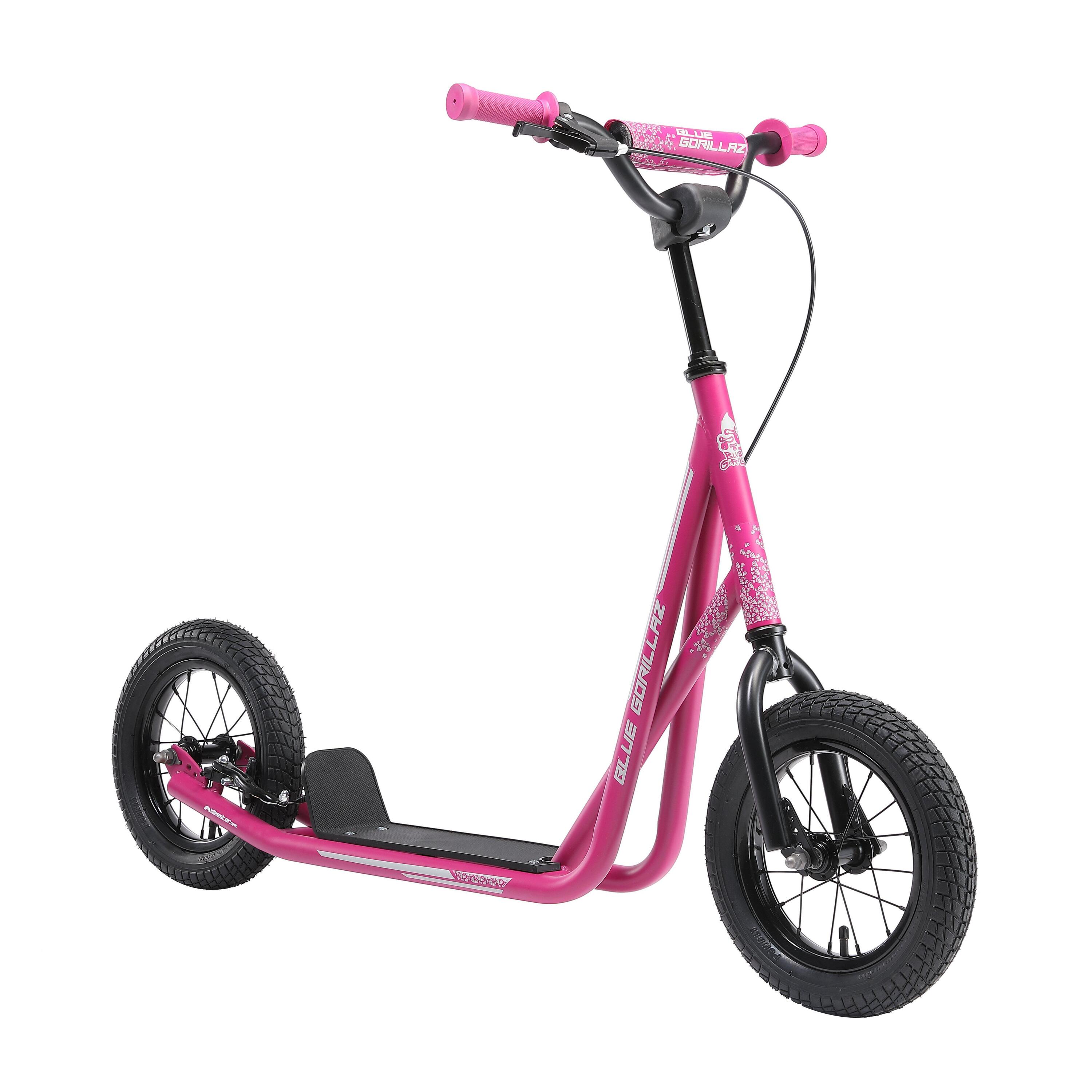 Trottinette grandes roues 12", pour enfants de 8 ans, pneus gonflables, Sport 2/5