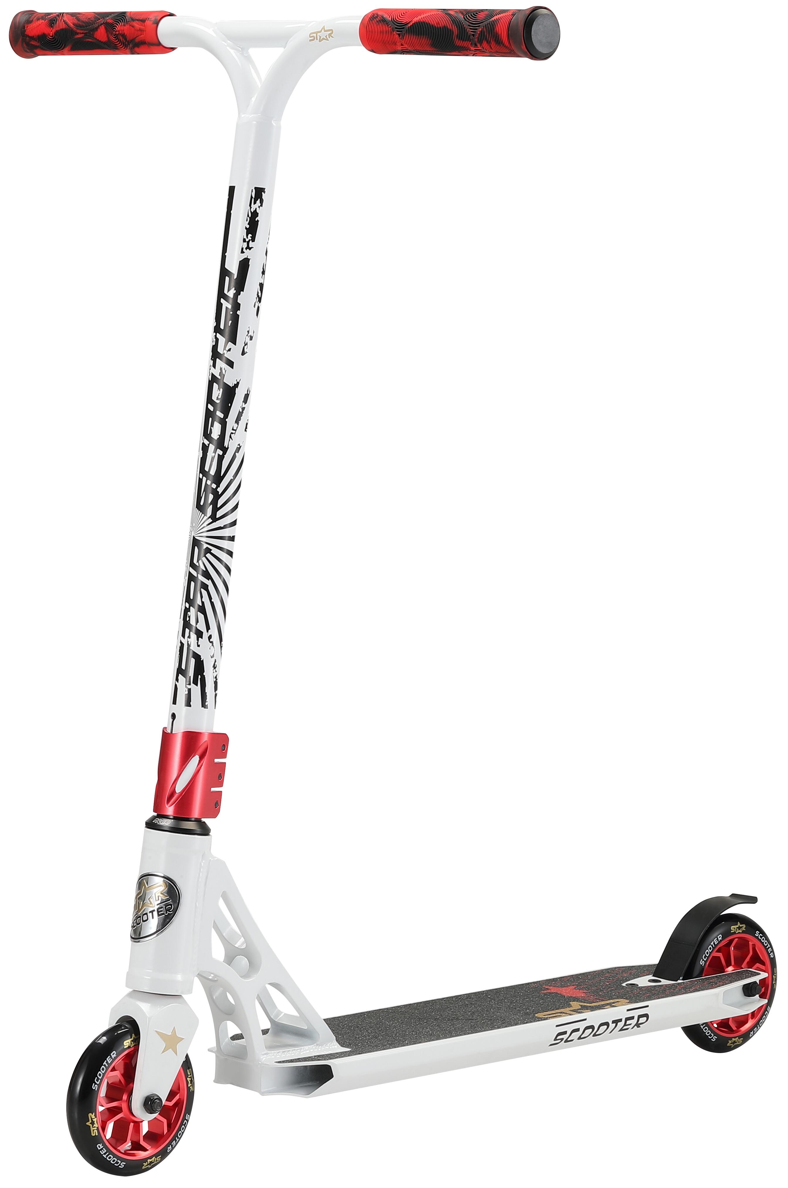 STAR SCOOTER Trottinette Freestyle Débutant – Aluminium 3.2 Kg, Roues PU 100 Mm (ABEC-7), Frein Arrière – Pour Enfant (7+) Et Adulte, Max 100 Kg
