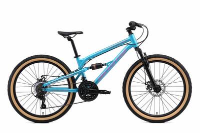 Mtb 24" aluminium. kinderfiets 9 jaar. hardtail. 21 versnellingen. schijfremmen
