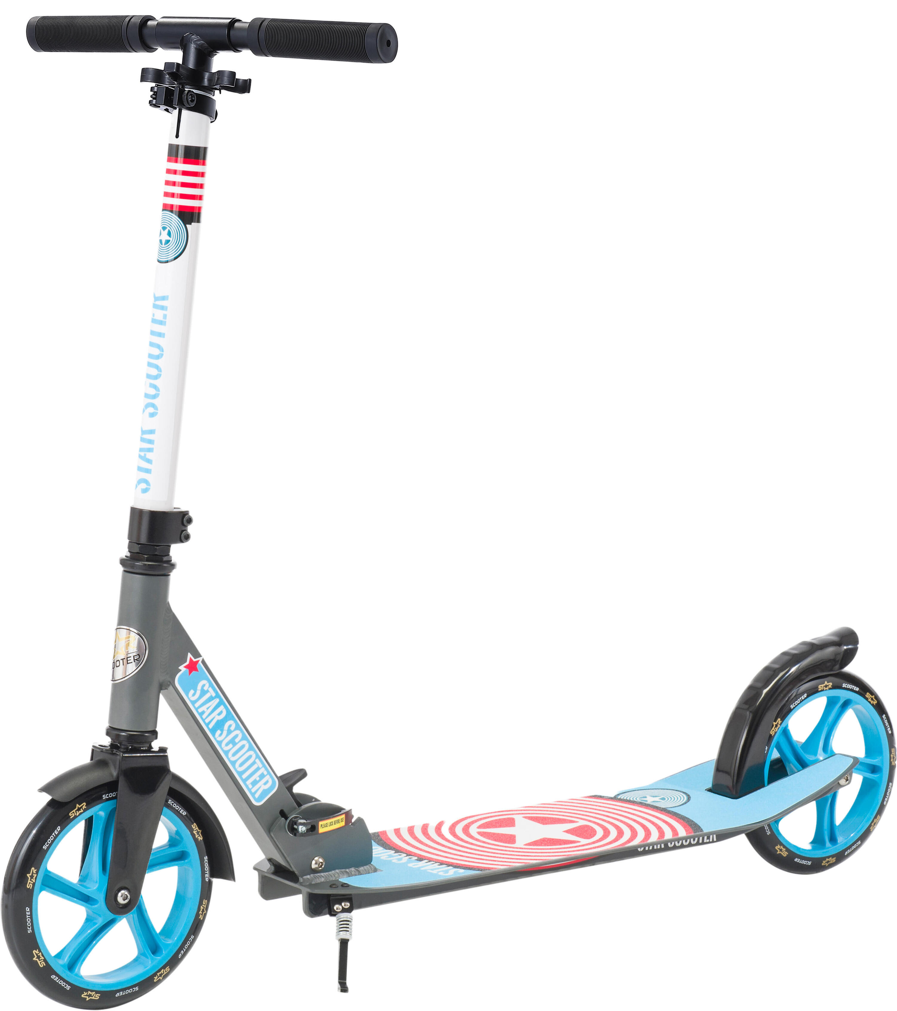 Monopattino con grandi ruote 205 mm, per bambini di anni, pieghevole, tabla XXL 2/5