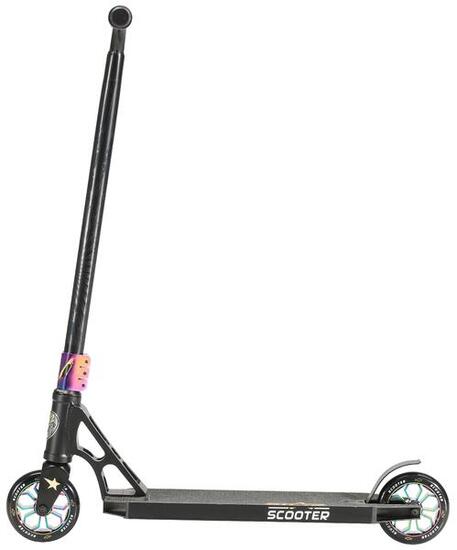 Stunt Scooter professionele 120 mm, Kinderstep vanaf 8 jaar, aluminium, HIC