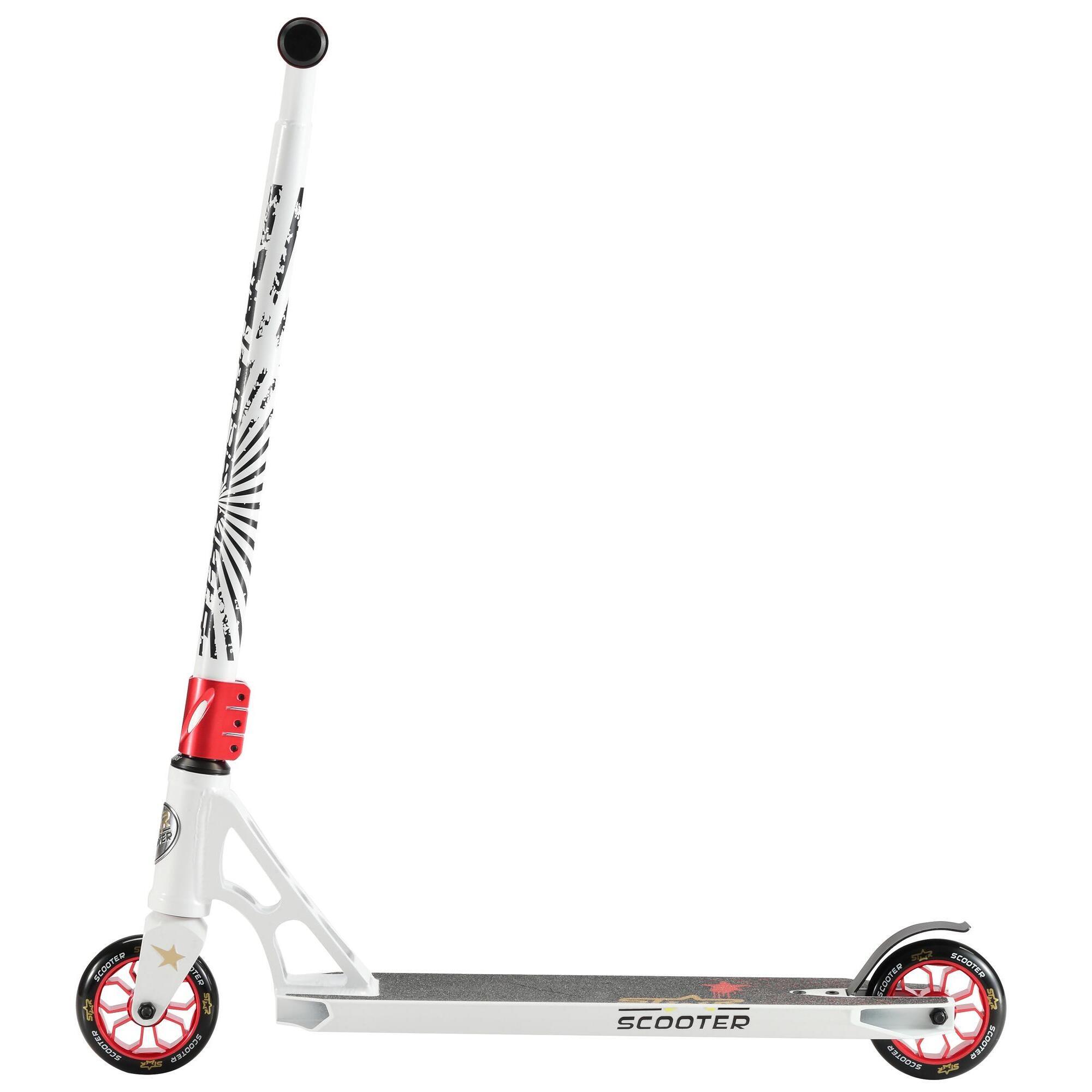 Star Scooter - Stunt Scooter Professionnelle 110 Mm, Trottinette Enfants 8 Ans, Aluminium, Hic - Trottinette - Blanc - Taille Unique - Decathlon