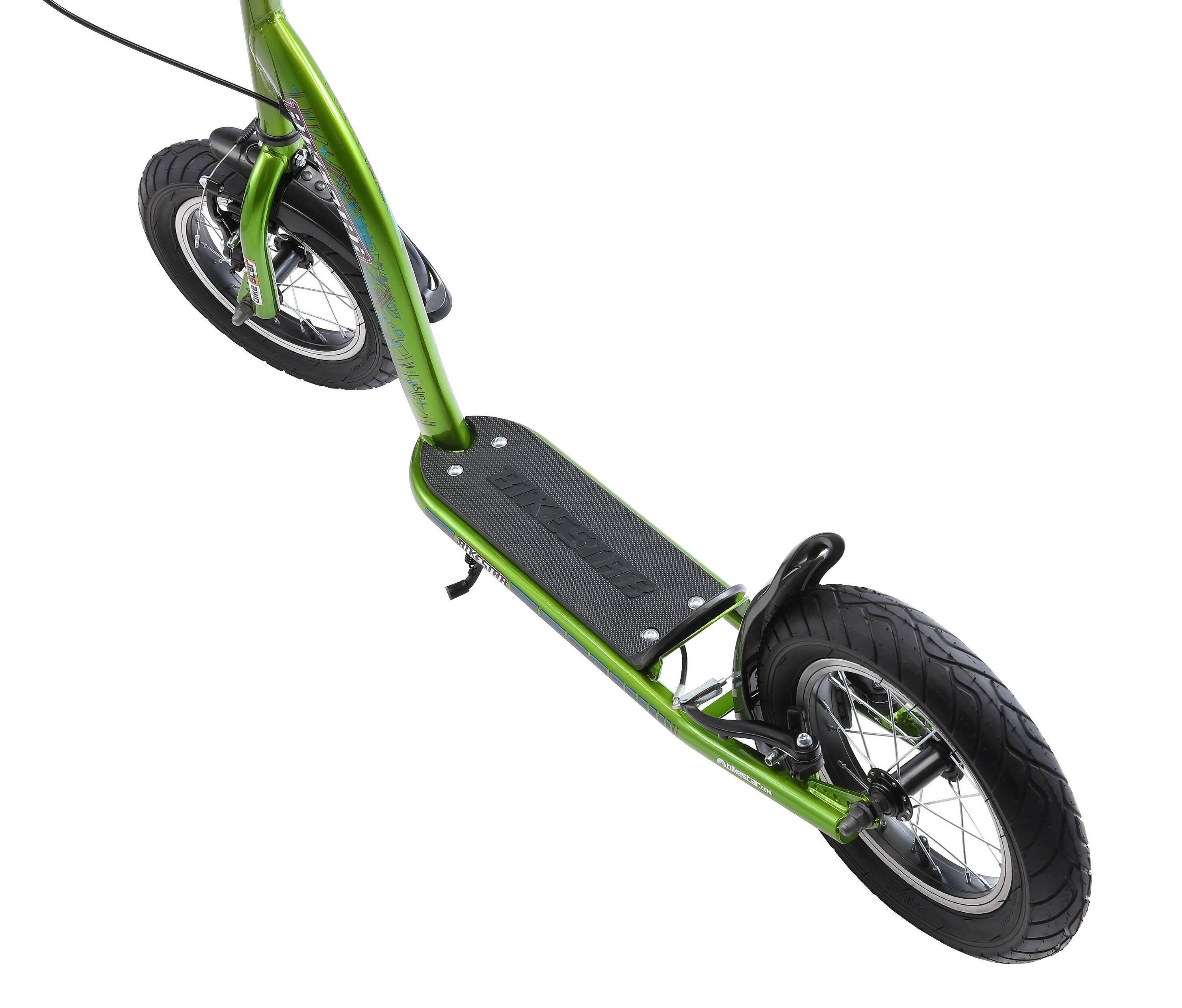 Trottinette grandes roues 12", pour enfants de 8 ans, pneus gonflables, Sport 3/5