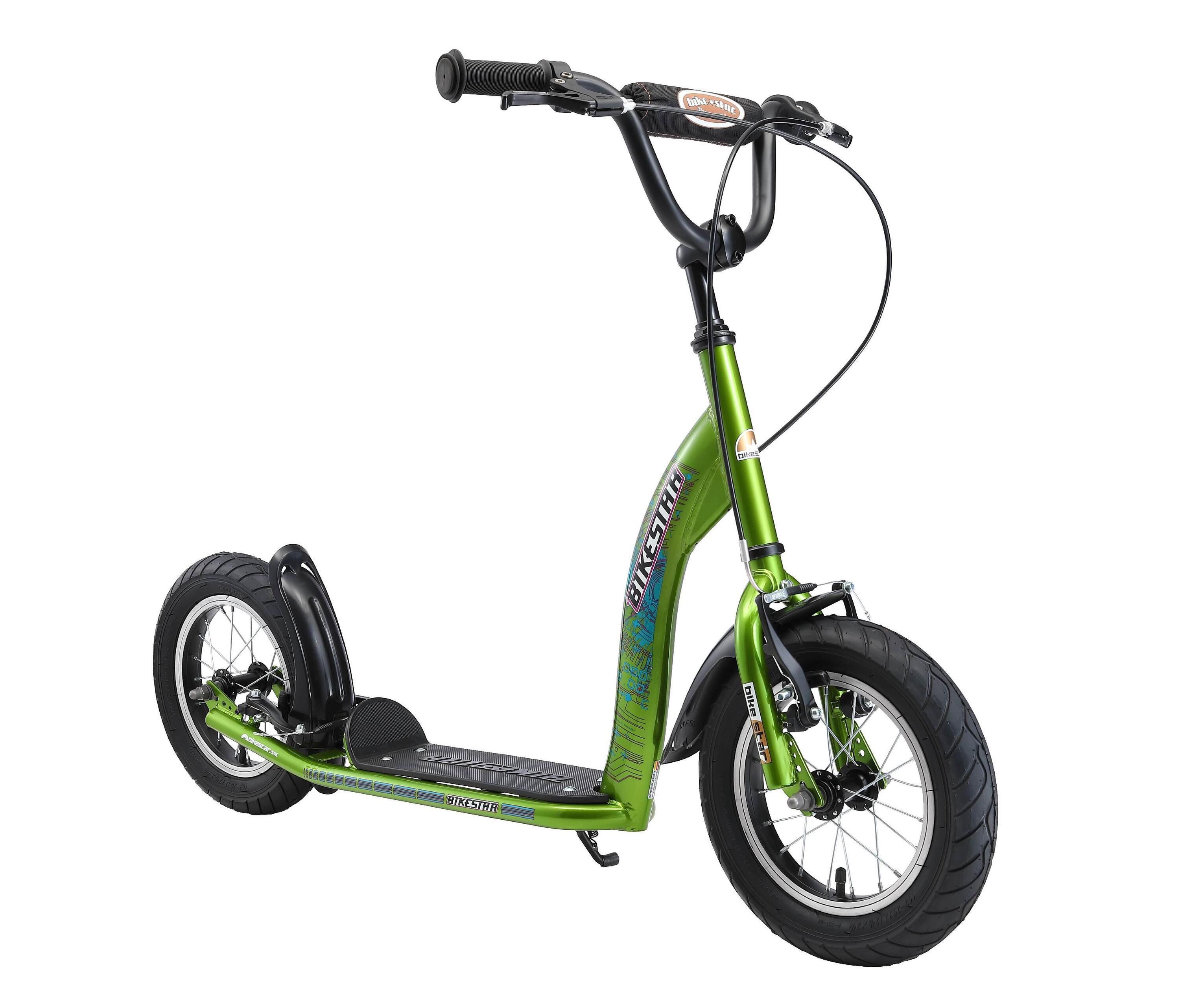 Trottinette grandes roues 12", pour enfants de 8 ans, pneus gonflables, Sport 2/5