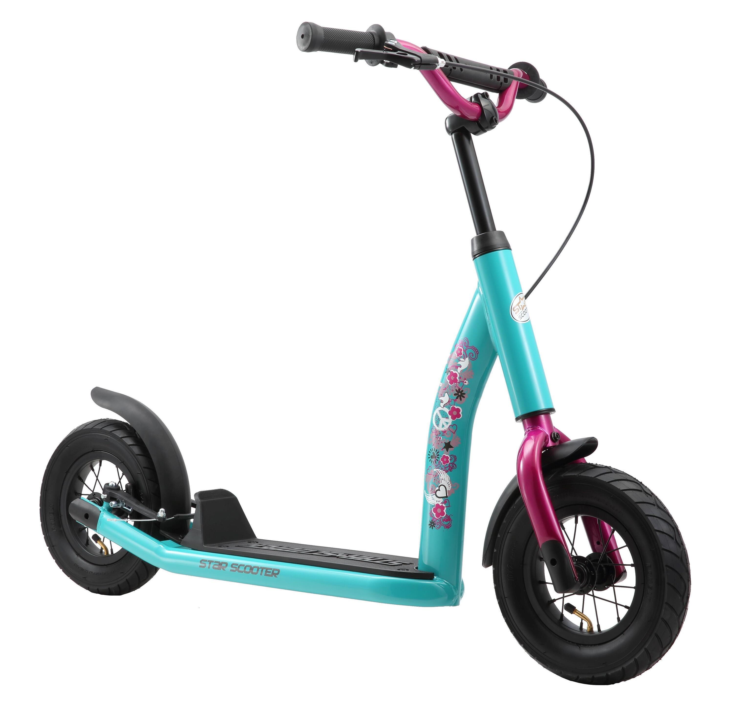 Monopattino con granruote 10", per bambini 5 anni, pneumatici ad aria, NewGen 2/5