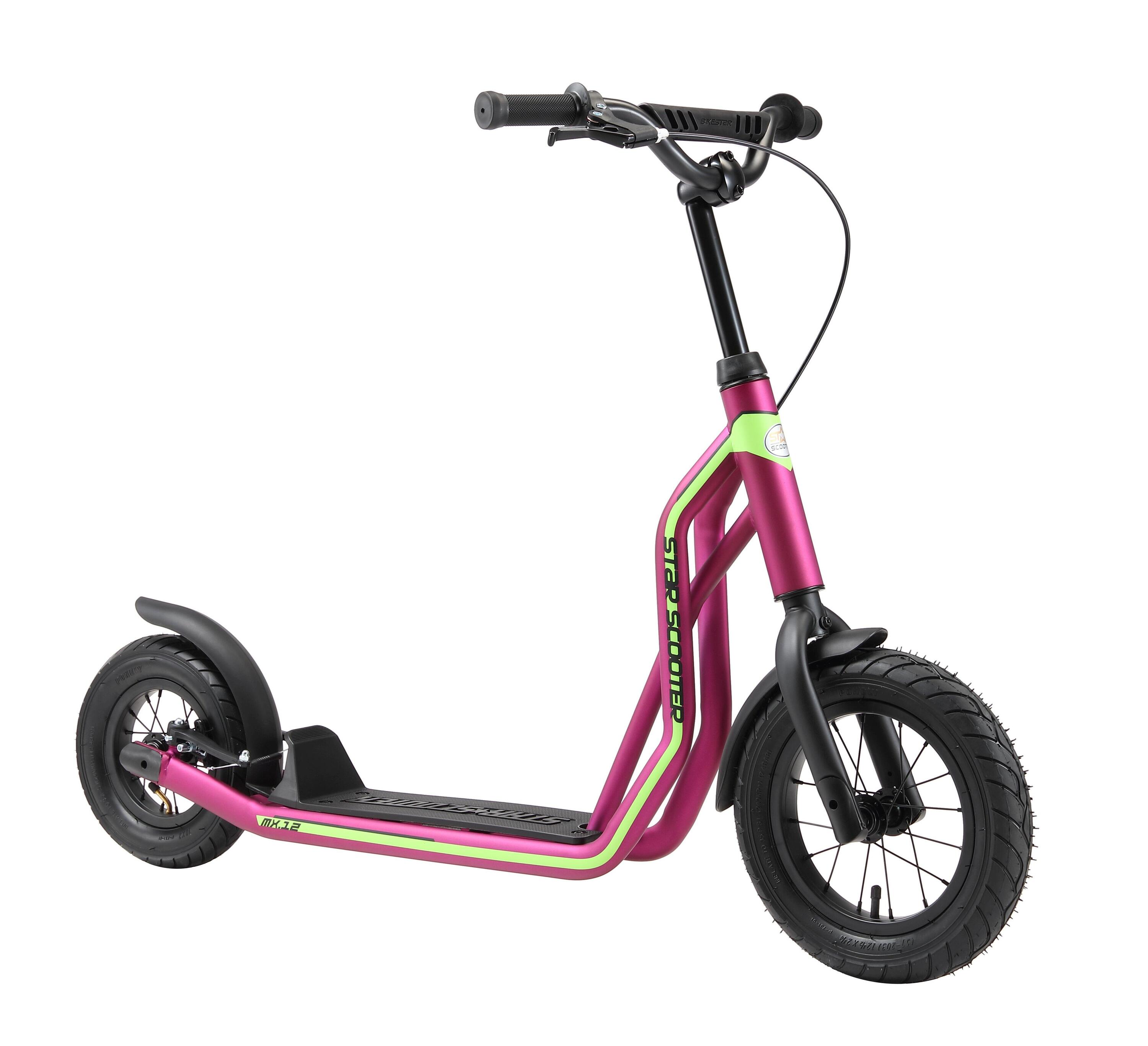 Monopattino con granruote 12", per bambini 8 anni, pneumatici ad aria, Mixed 2/5