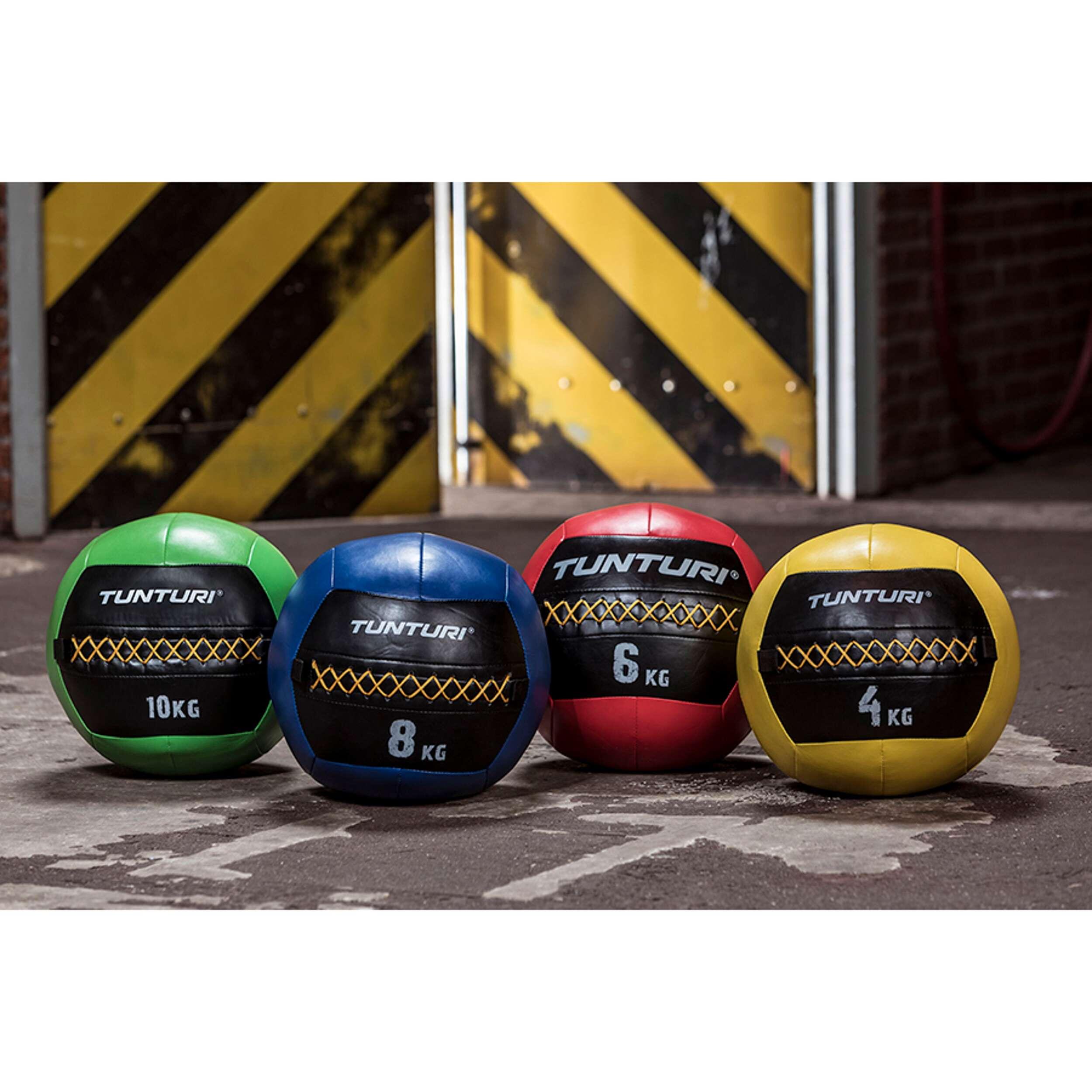 Pelota de pared de entrenamiento funcional 8kg azul 7/7