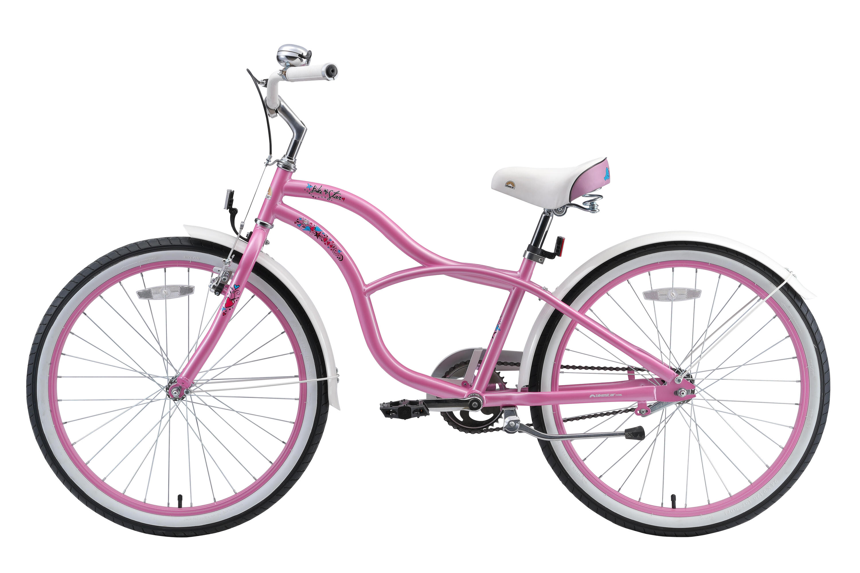 Vélo enfant 24 pouces à partir de 8 - 11 ans, VTC Cruiser 3/7