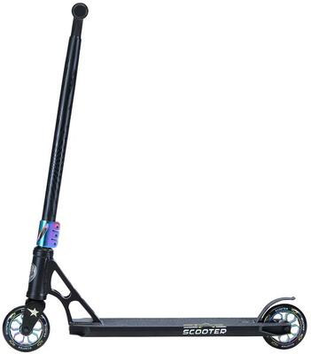 Stunt scooter professionele 110 mm. kinderstep vanaf 8 jaar. aluminium. hic