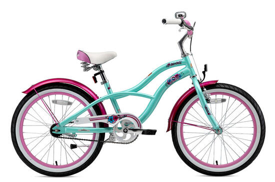 Vélo enfant 20 pouces à partir de 6 - 9 ans, VTC Cruiser