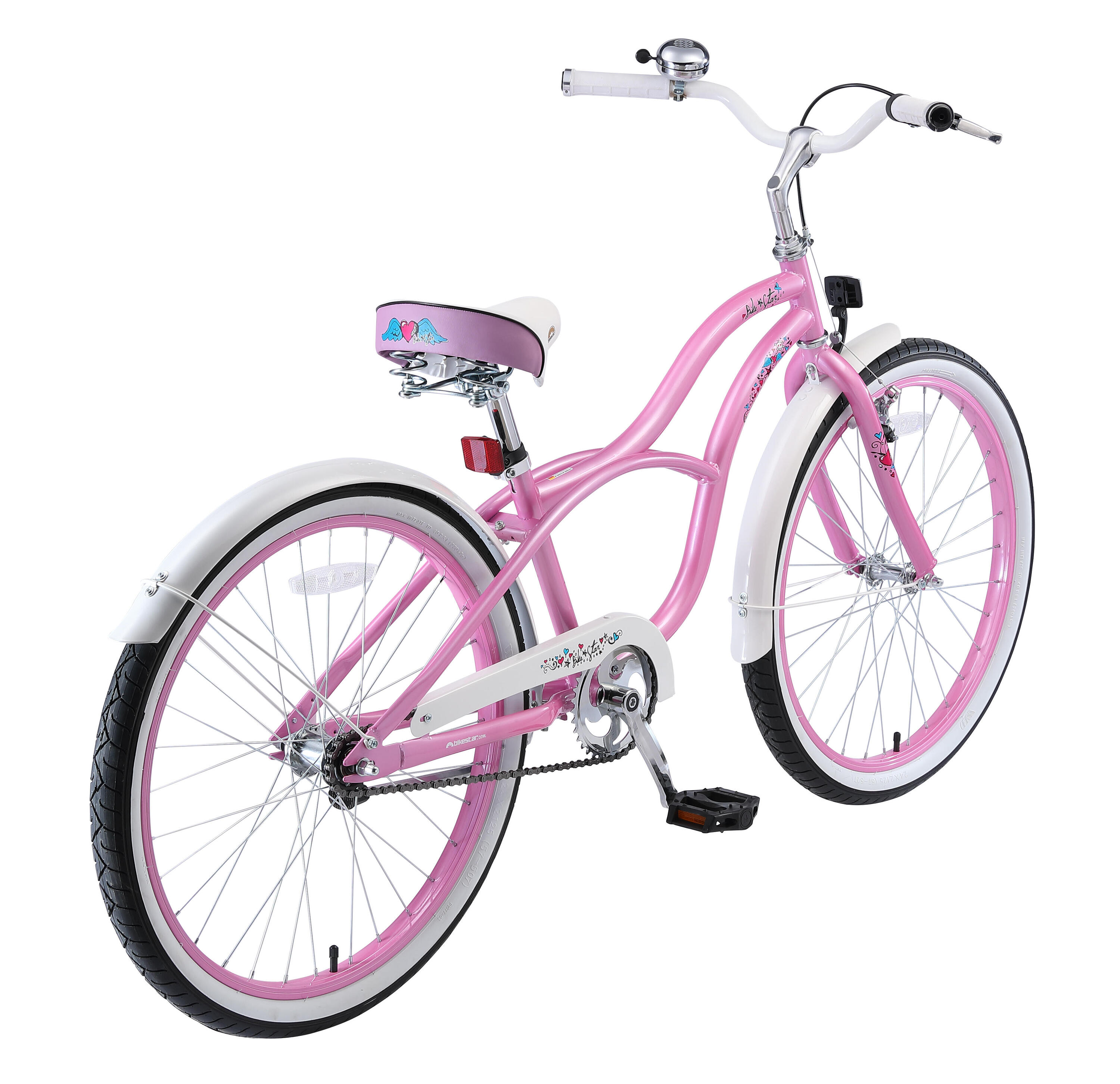 Vélo enfant 24 pouces à partir de 8 - 11 ans, VTC Cruiser 4/7