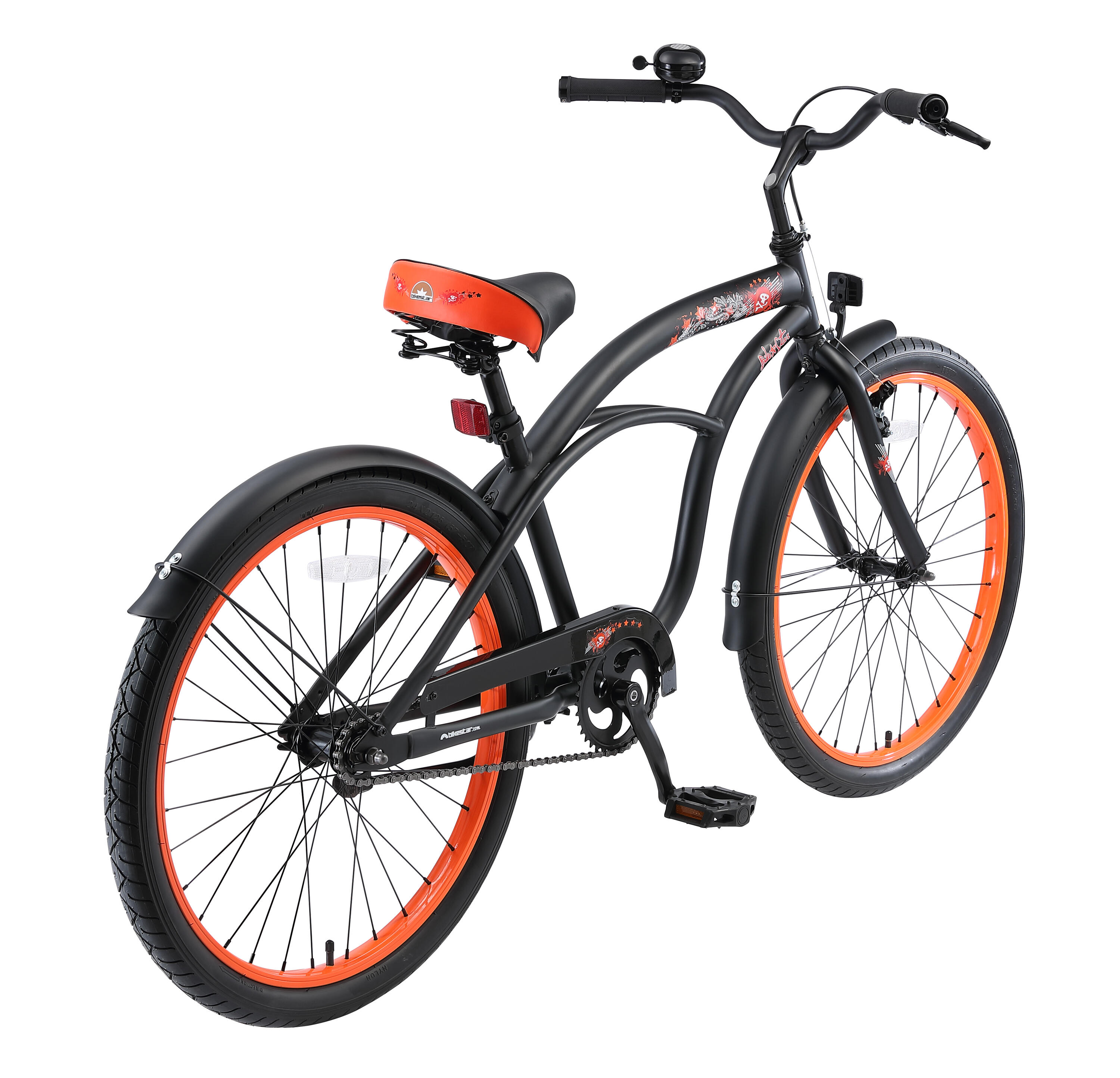 Vélo enfant 24 pouces à partir de 8 - 11 ans, VTC Cruiser 4/7