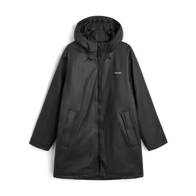 Waterdichte gevoerde regenjas wings zwart