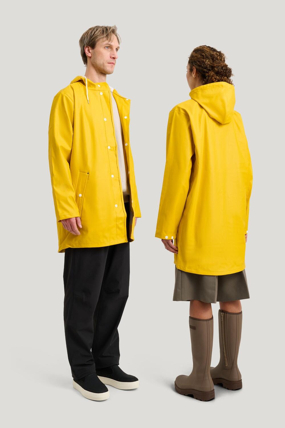 Veste de pluie outdoor imperméable et coupe-vent WINGS Jaune 3/7