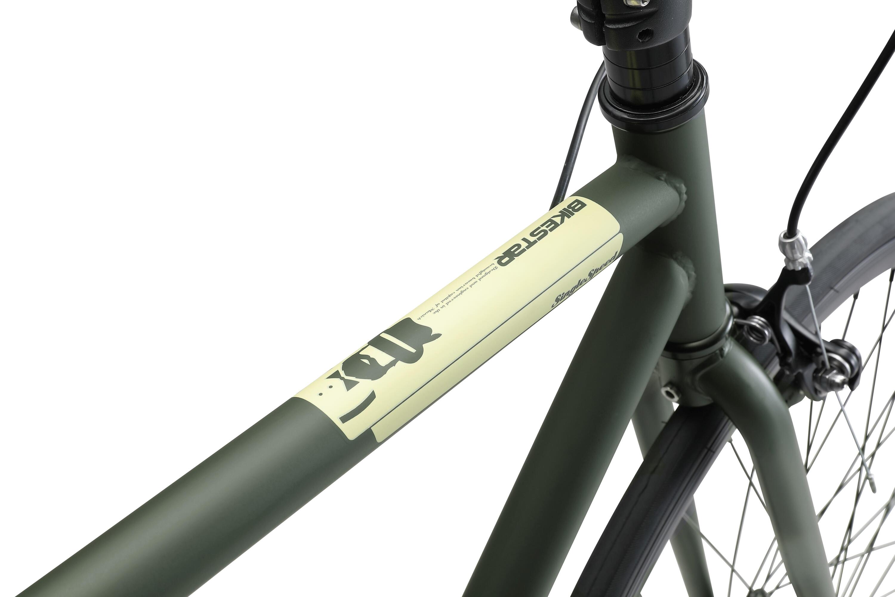 Bicicleta urbana de aluminio single speed 28" 5/7