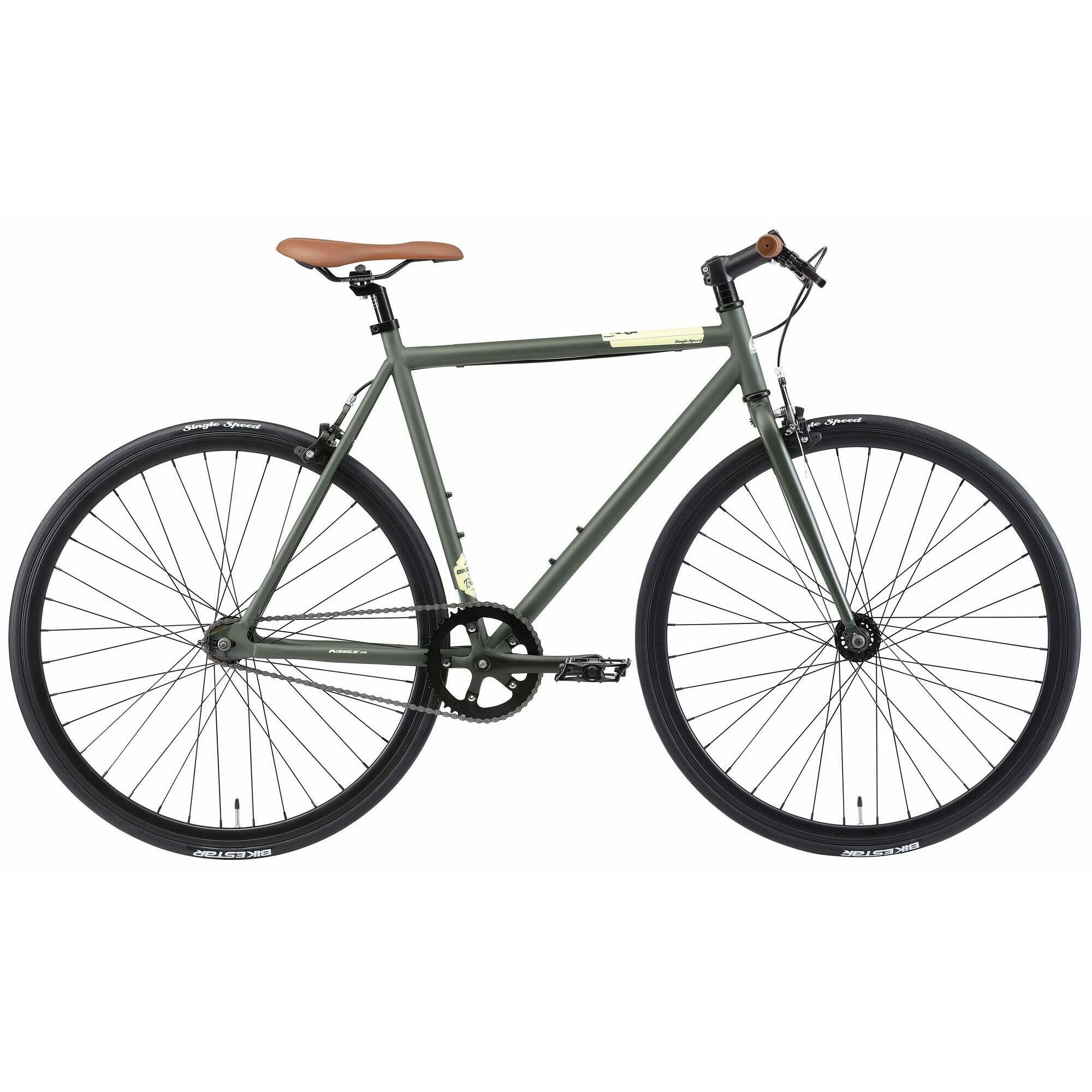 Bikestar - Vélo Urbain Single Speed 28" - Vélo Ville - Vert - 53 - Decathlon