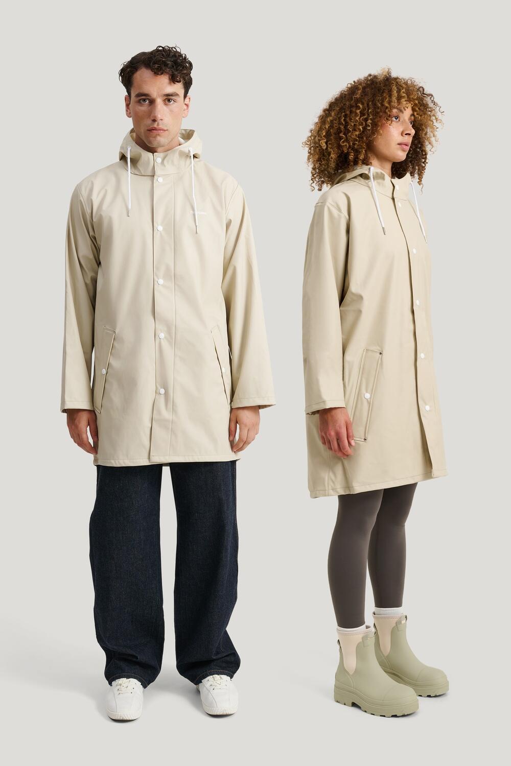 Tretorn Unisex Wings Waterproof Windproof Regenjas Zand 3/7