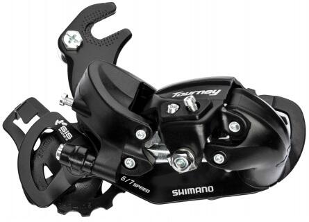 SHIMANO Cambio posteriore Shimano Tourney TY300 6/7/8 velocità, 43T, acciaio, nero.