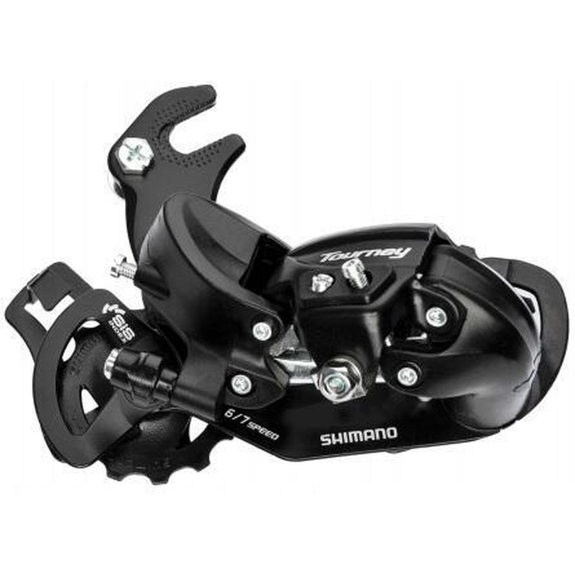 Shimano - Dérailleur Arrière 6/7v Tourney Ty300 Avec Crochet (b-type) - Dérailleur - Noir - Taille Unique - Decathlon