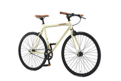 Aluminium stadsfiets single speed 28