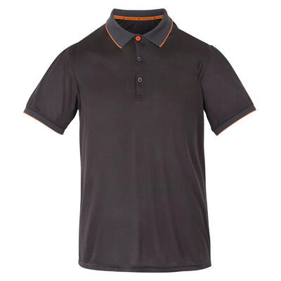 Heren remex ii polo shirt (gevaar rood vast)