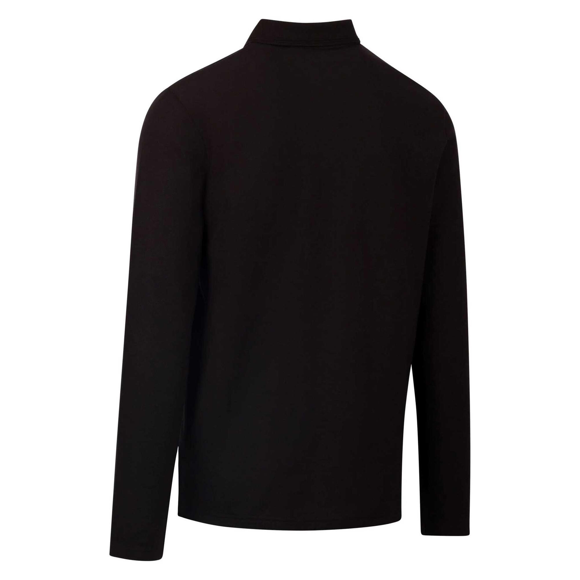 Polo Manches Longues LEBLANC Homme (Noir) 2/3