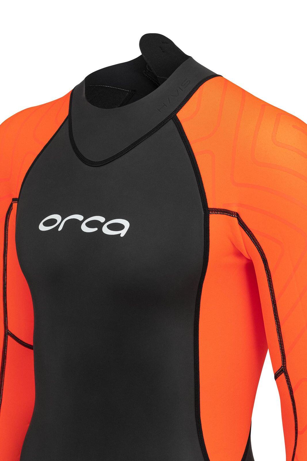 Pianka triathlonowa męska Orca Vitalis Openwater Hi Vis 2,5 mm black 4/7
