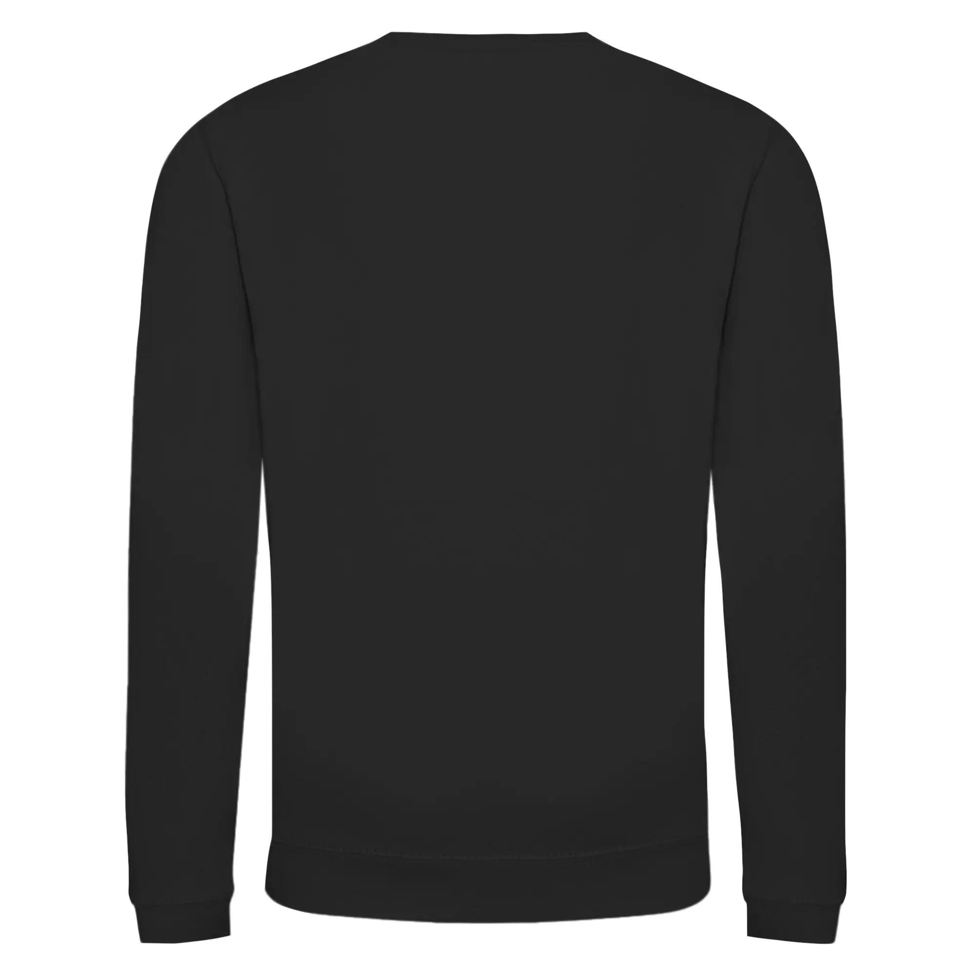 Just Hoods Pullover Sweatshirt, unifarben Kinder Tiefschwarz 2/2