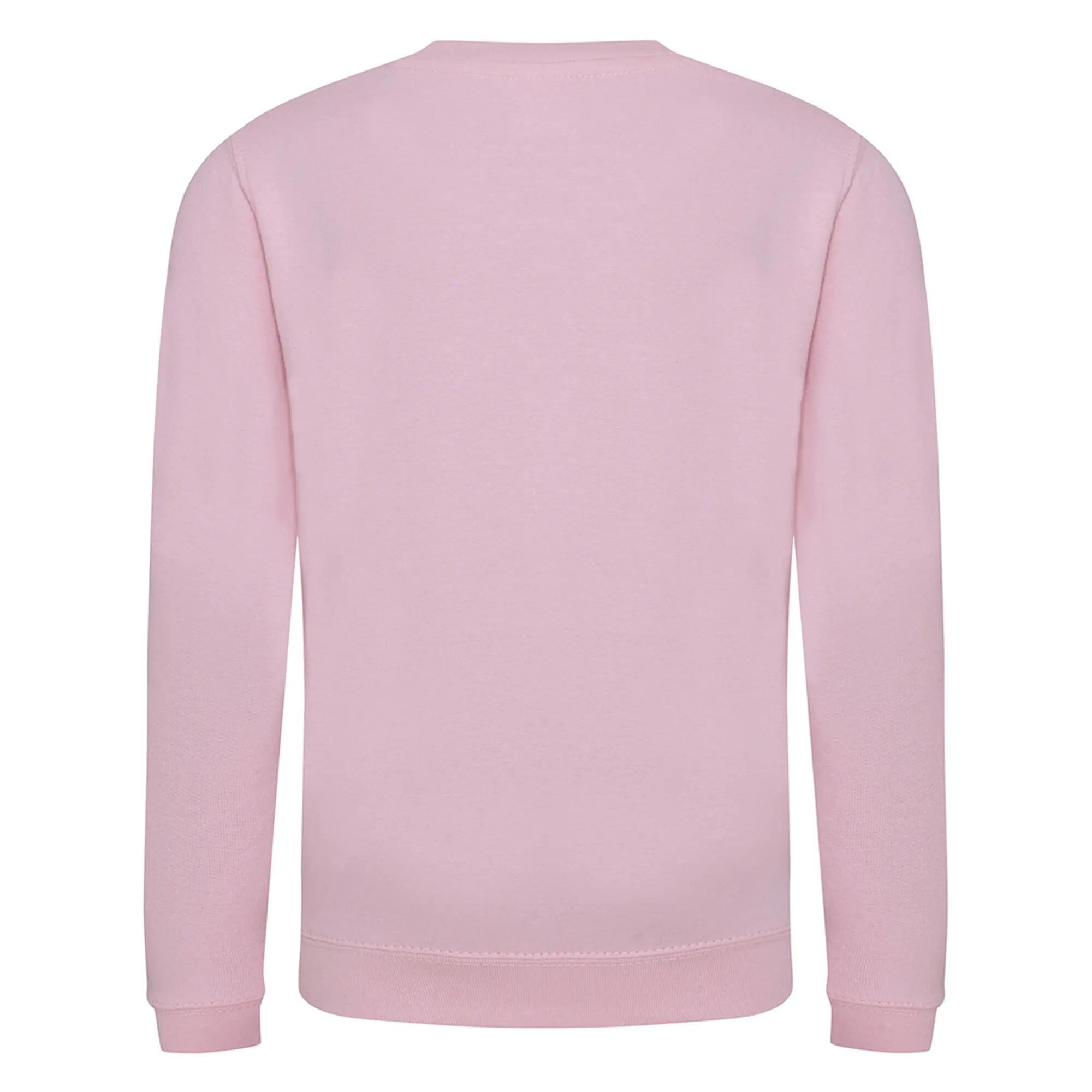 Sweat Uni Enfant Unisexe (Rose Bébé) 2/2