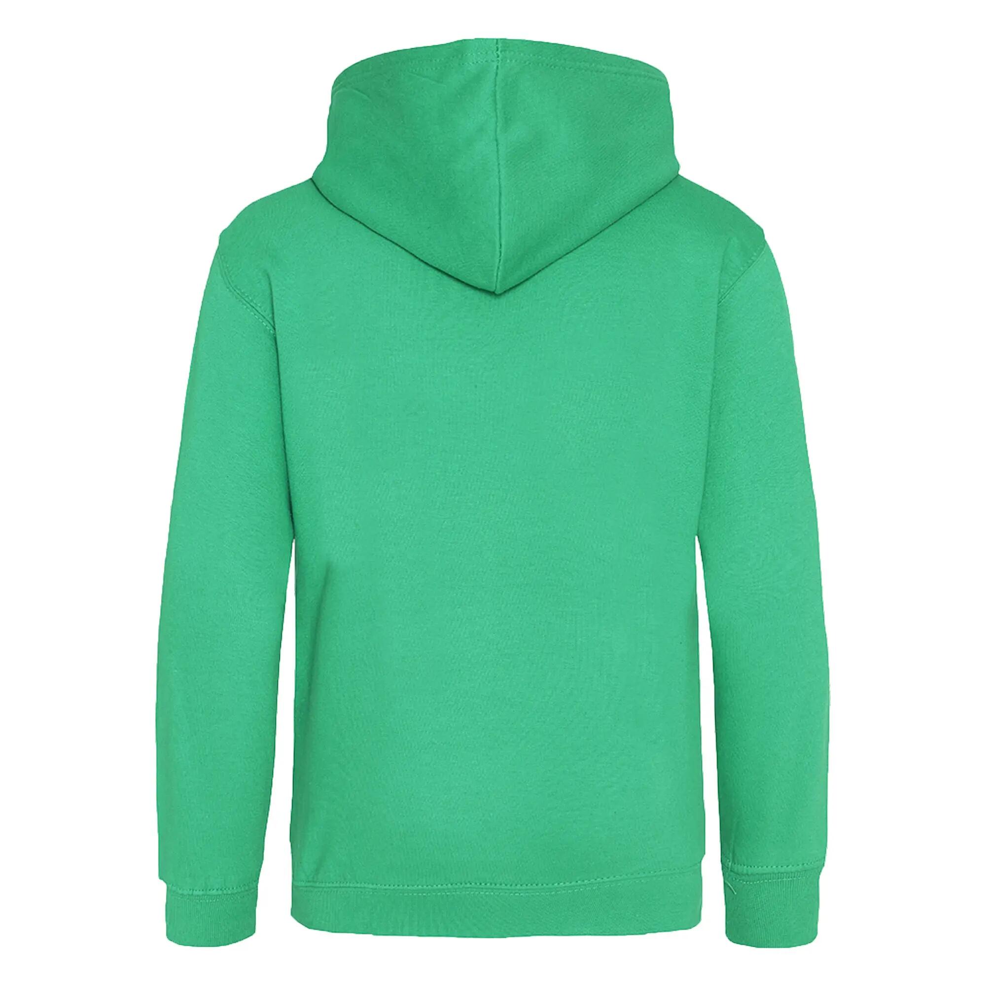 Kapuzen Pullover Kinder Kellygrün 2/2