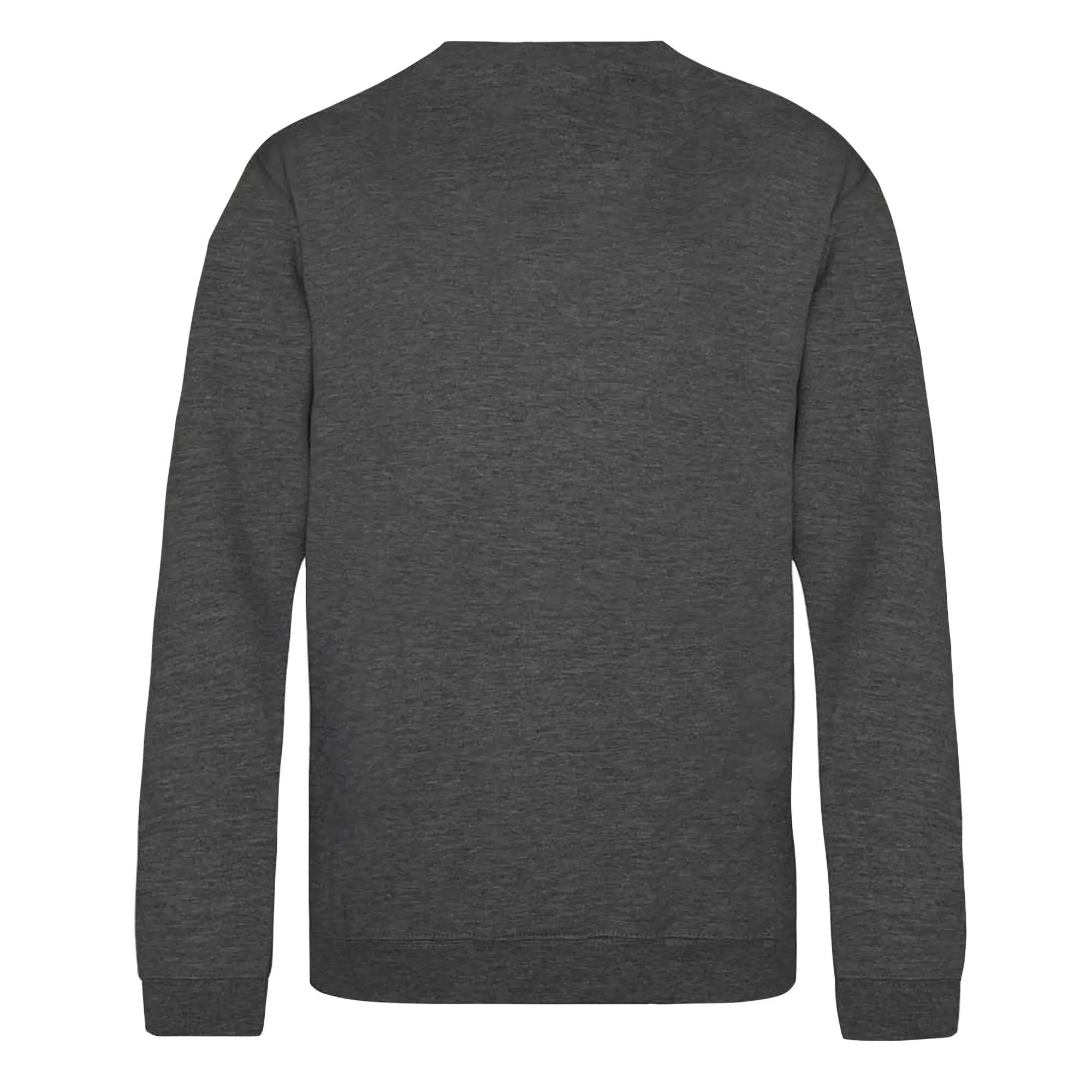 Just Hoods Pullover Sweatshirt, unifarben Kinder Graphit 2/2