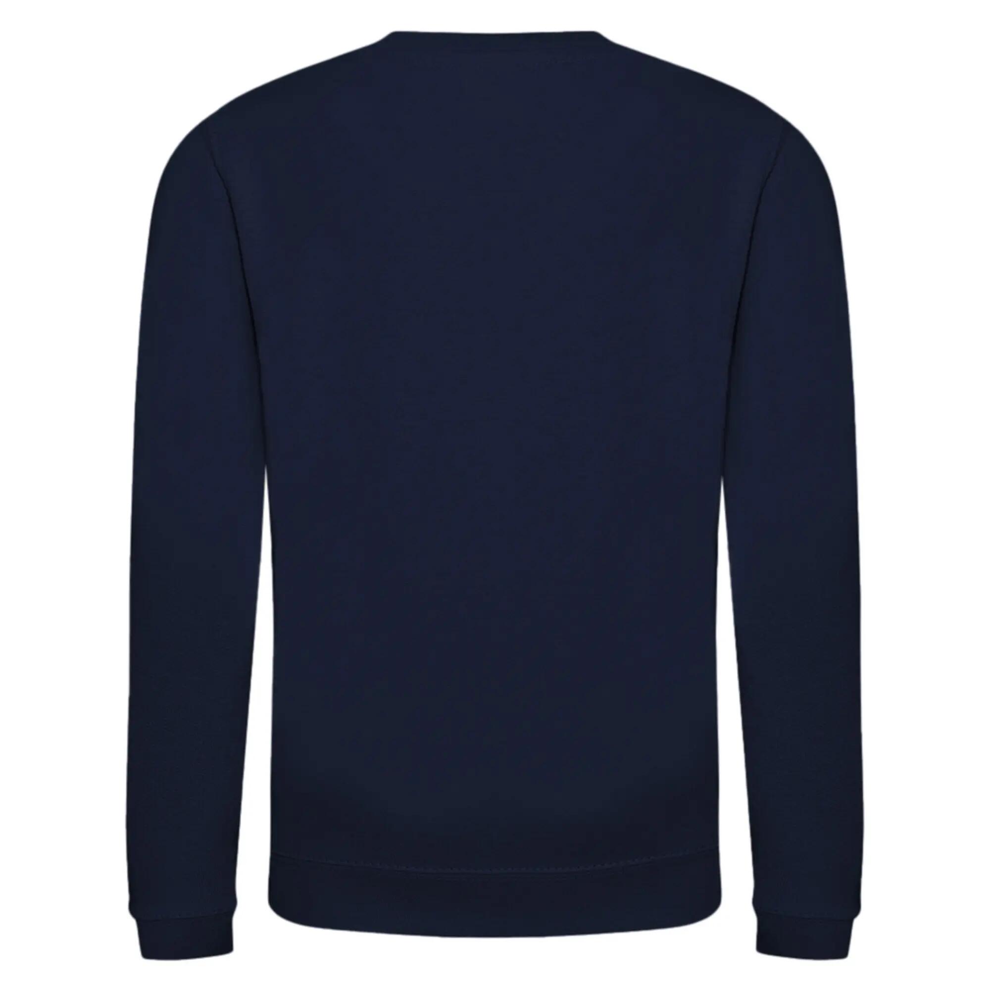 Just Hoods Pullover Sweatshirt, unifarben Kinder Oxford Marineblau 2/2