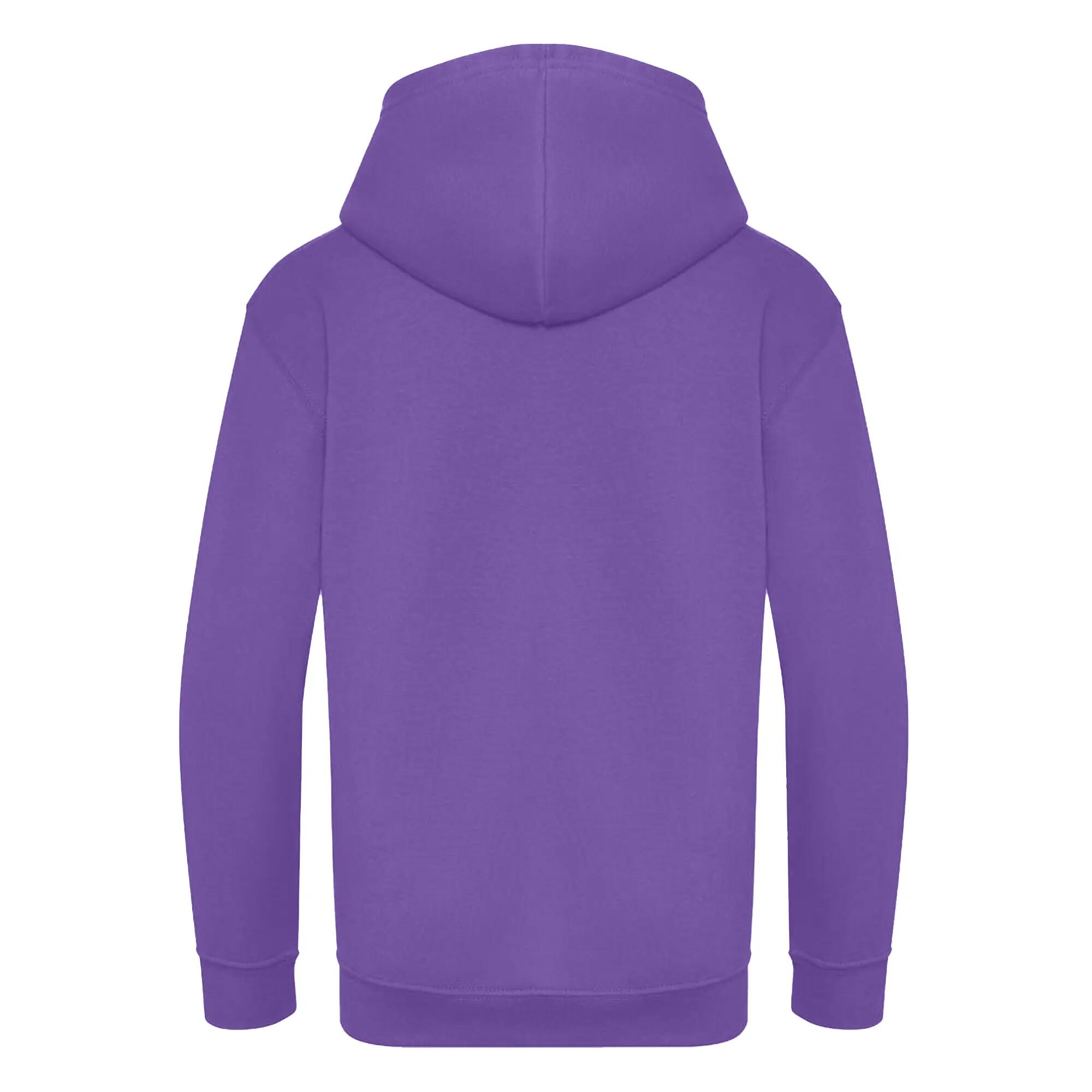 Kapuzen Weste Kinder Violett 2/2