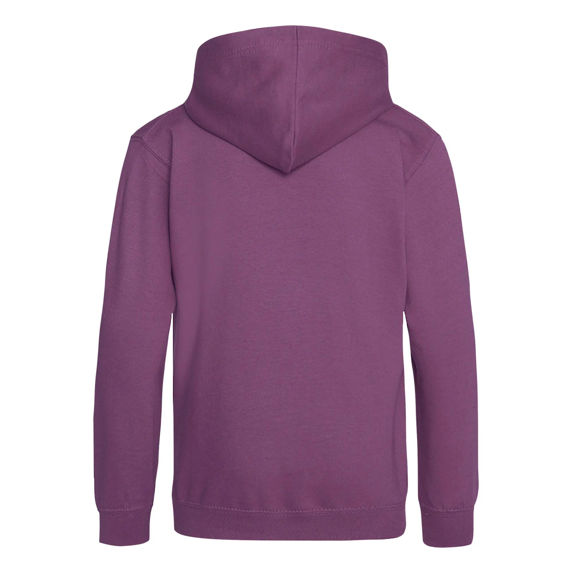 Kapuzen Pullover Kinder Pflaume 2/2