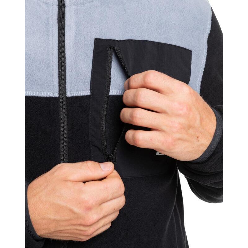 Hanorac de snowboard pentru bărbați Quiksilver Aker Full Zip Fleece