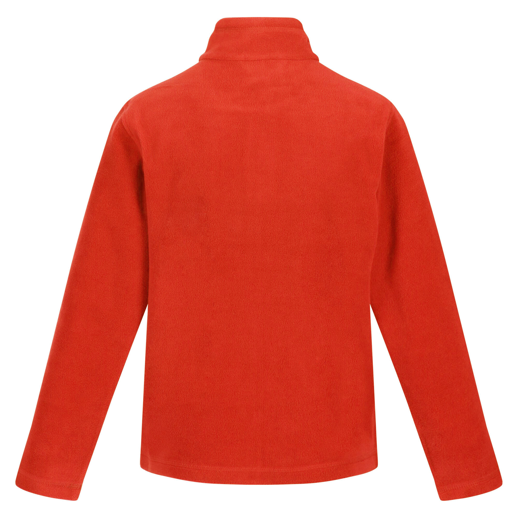 Fleece Durchgehender Reißverschluss für Kinder Rot 2/4