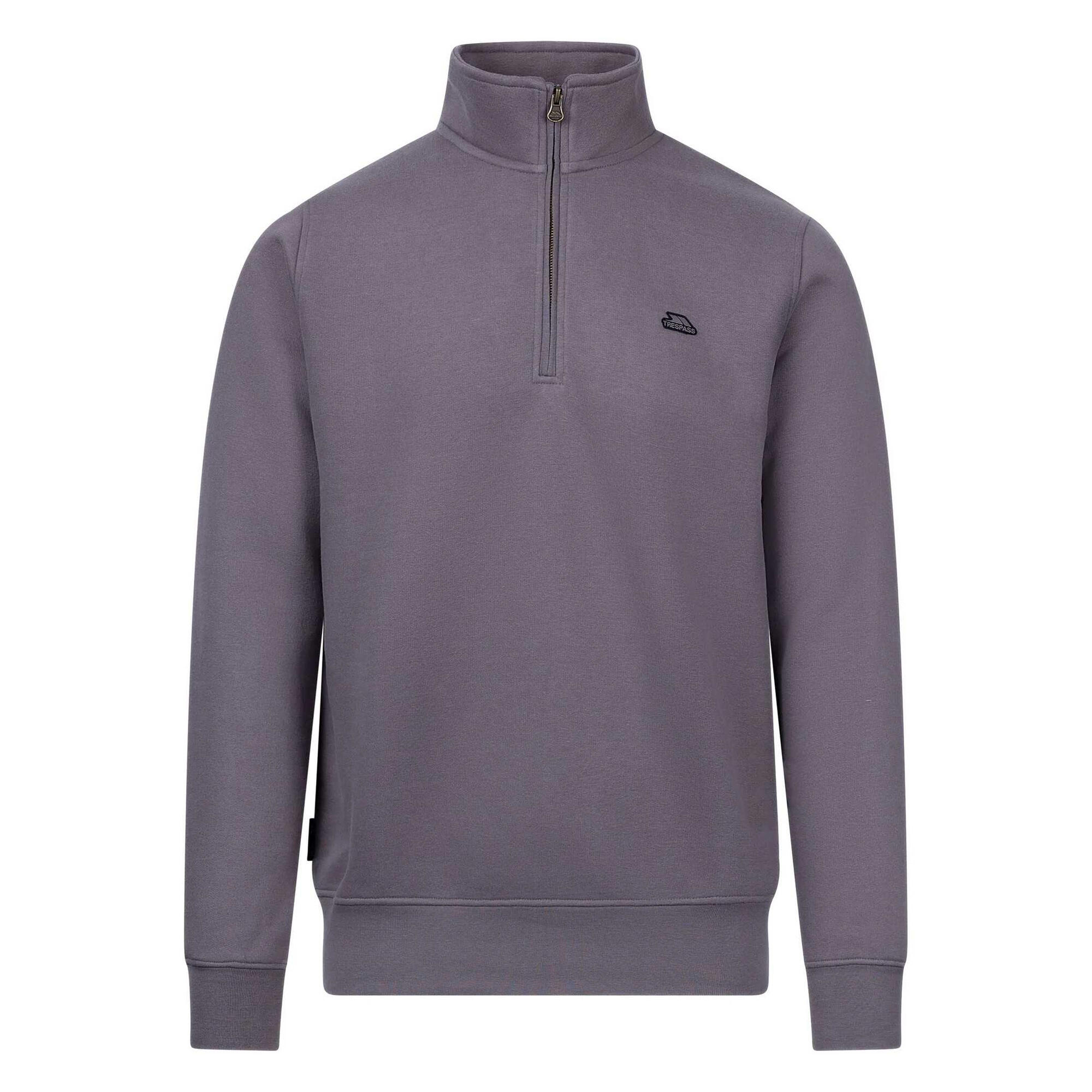 TRESPASS Mens Shannonton Sweatshirt (Mid Grey)