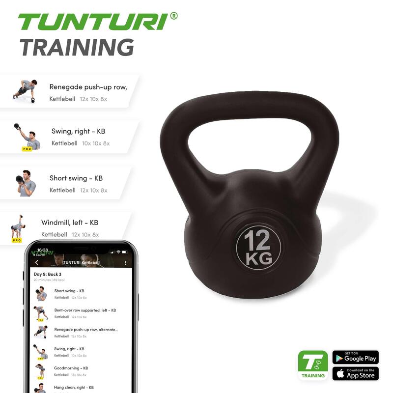 Kettlebell PE TUNTURI 12kg
