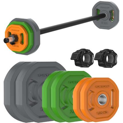 Zestaw Sztanga + Obciążenia Tunturi Aerobic Pump 20 Kg