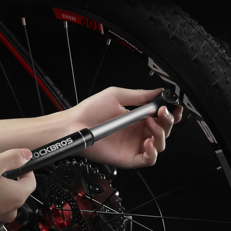 Pompka rowerowa aluminiowa mini na ramę Rockbros JG-1040 4/5