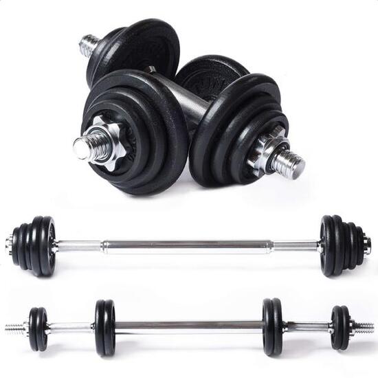 Barbell/Dumbbell set 20kg Iron