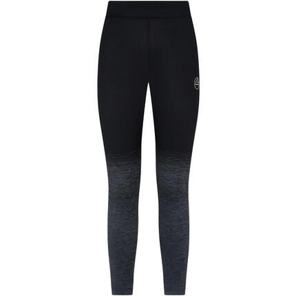 Legging Femme La Sportiva Patcha Black Carbon – coupe ajustée, 90% PES recyclé
